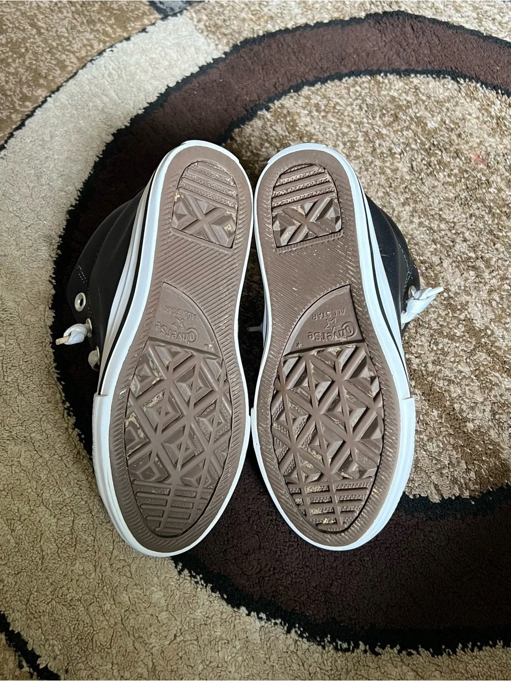 Converse Kids' Street Mid Top Leather Sneakers Size 13C